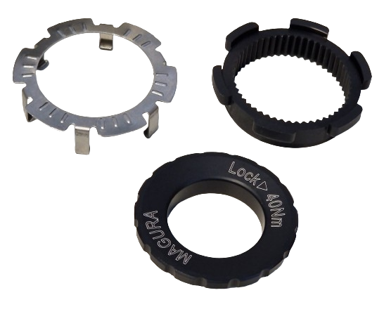 Magura centerlock adapterset inclusief borgring