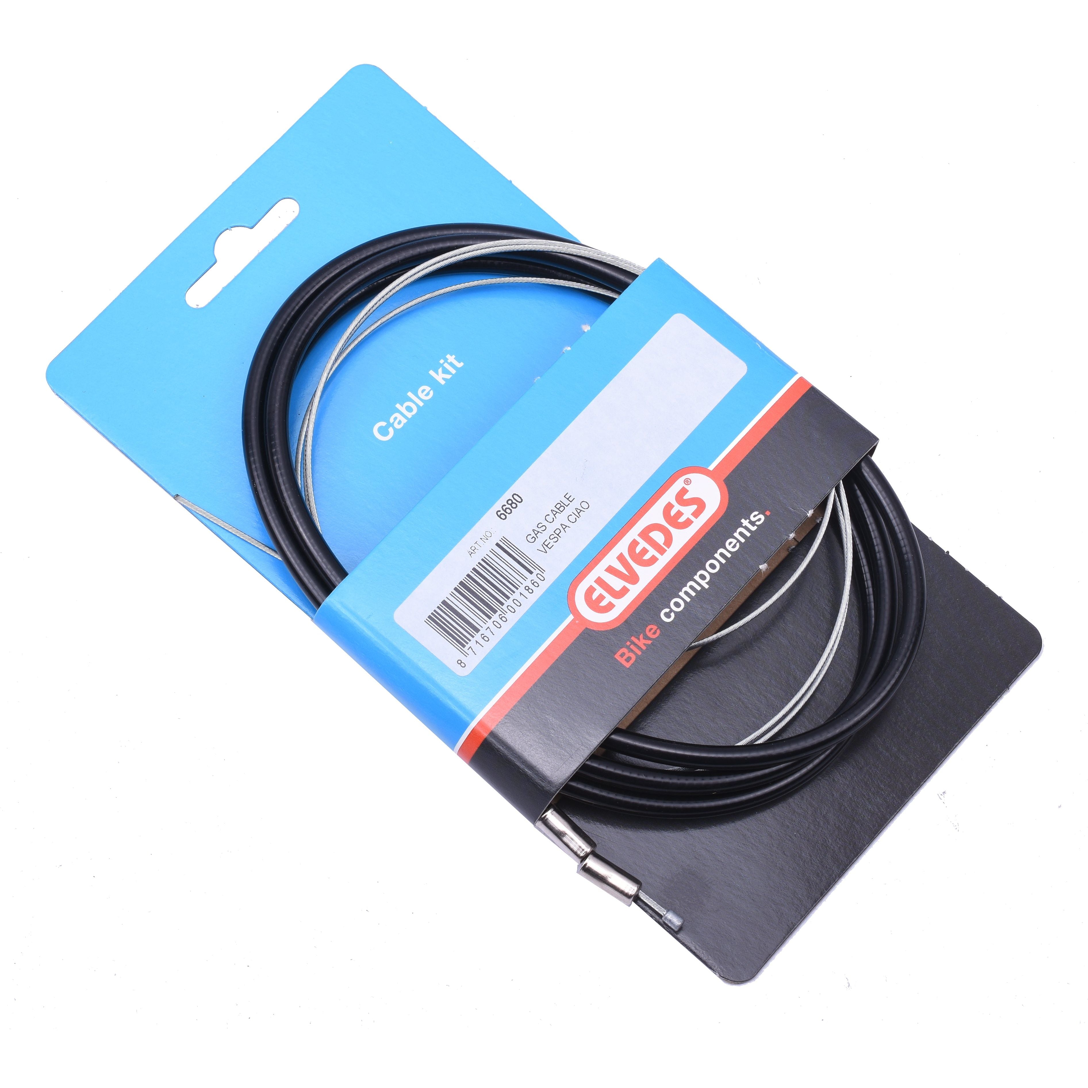 Elvedes gaskabel compleet | vespa ciao (6680)