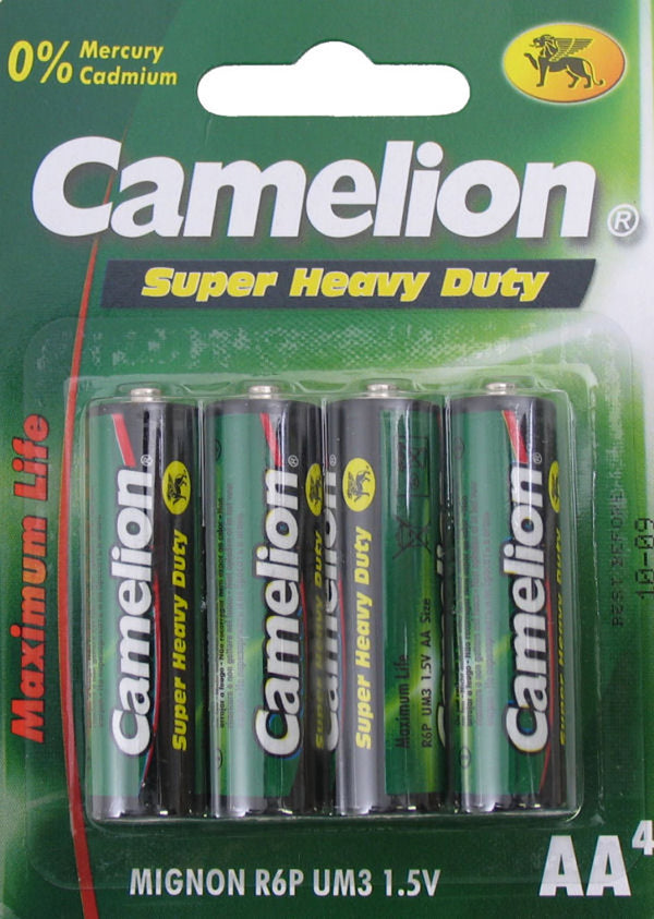 Batterij Camelion R6 AA 1.5V (4-stuks)