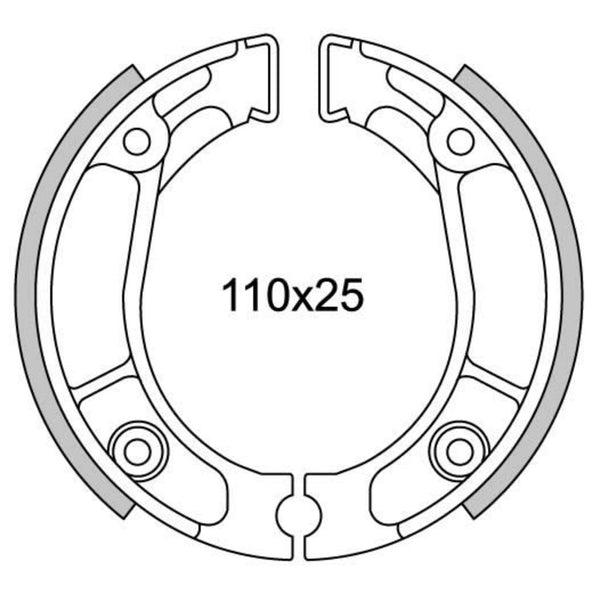 Newfren brake shoe set gf1178