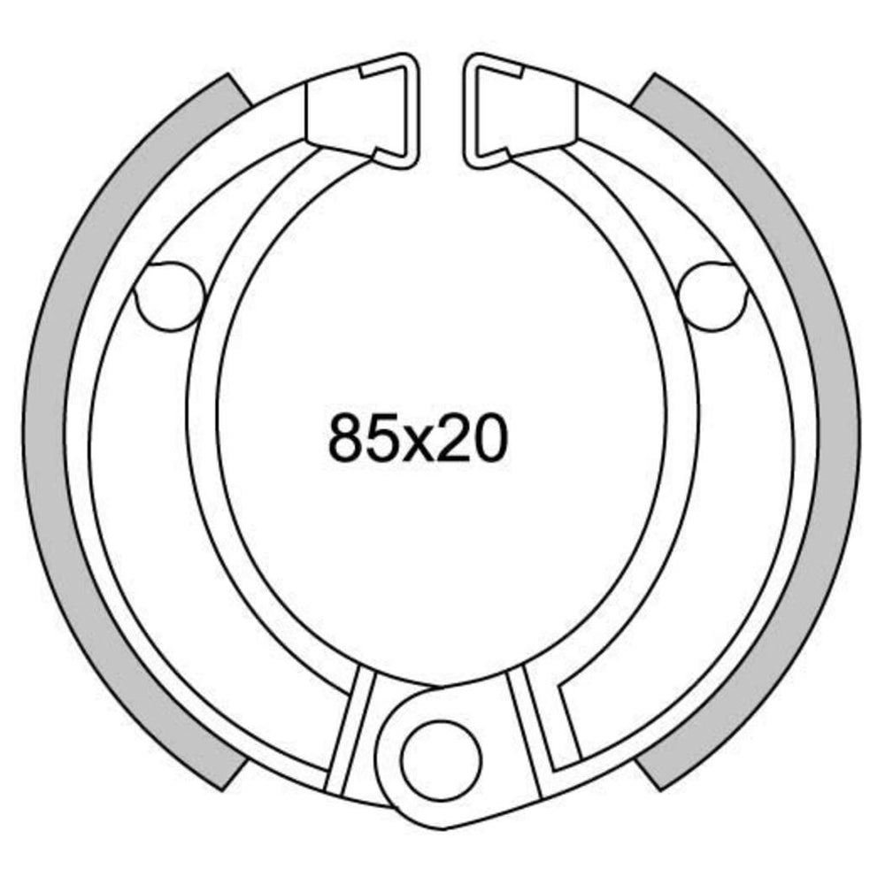 SEGMENTS DE FREIN NOUVEAU FREN GF1253