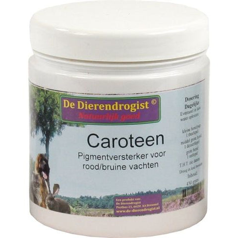 Dierendrogist caroteen pigmentversterker