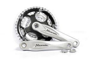 Crankstel 8-speed Miranda Alfa 3 42 32 22T 8mm - zilver