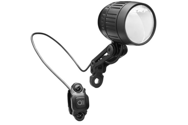 Bumm Lumotec IQ-XM koplamp LED Alu. 80 120 lux zwart