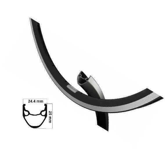 Ryde Velg x-plorer r etrto 28 inch (622) black ano 36 hole 14g