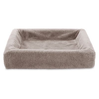 Bia bed fleece hoes hondenmand taupe
