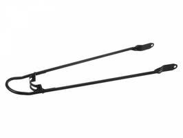 barre de garde-boue avec pare-chocs 28 x 1,5 pouces noir mat