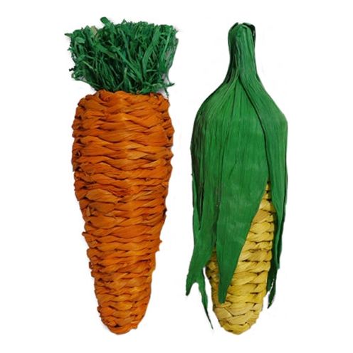 Rosewood speelgroente set maiskolf en wortel