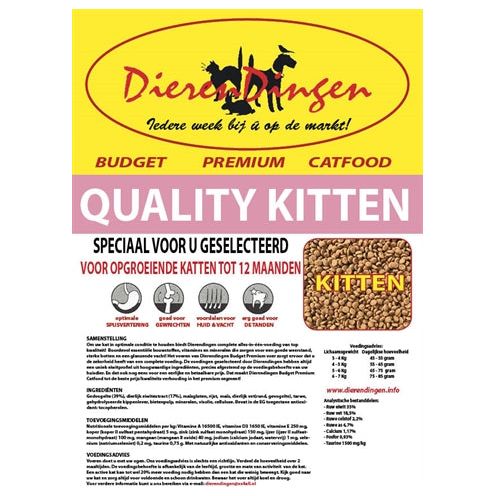Budget premium kattenvoer van hoge kwaliteit voor kittens
