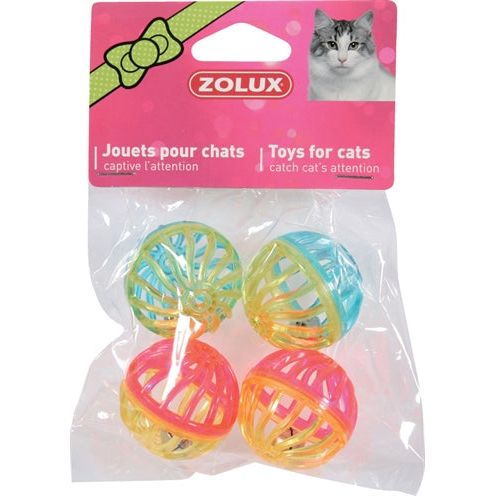 Zolux kattenspeelgoed bal twist met bel assorti