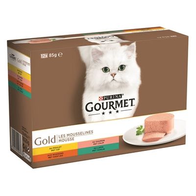 Gourmet gold 12-pack fijne mousse