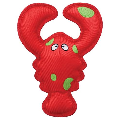 Kong laat kreeft op zijn buik vallen