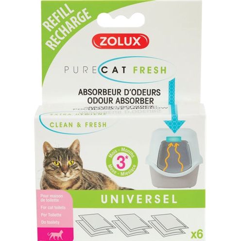 Zolux clean fresh universeel filter kattenbak