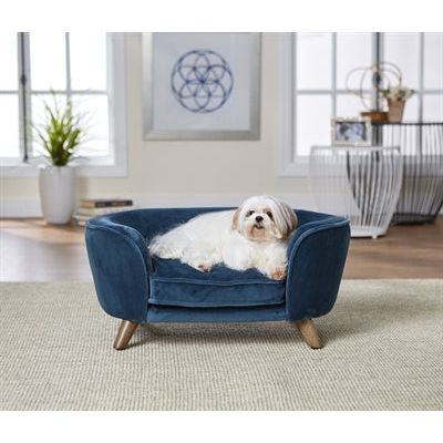 Enchanted hondenmand sofa romy peacock blauw