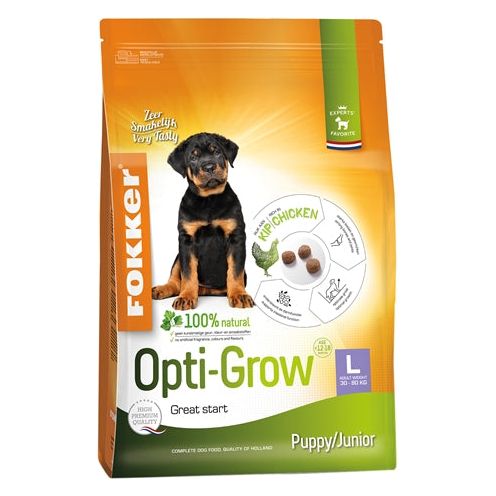 Fokker opti-grow puppy junior large