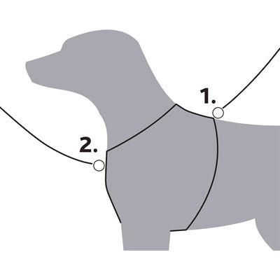 Zzz trixie hondentuig premium trekking indigo royal blauw