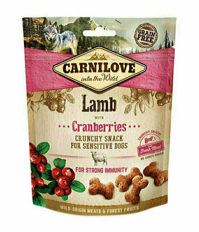 Carnilove crunchy snack lam cranberries