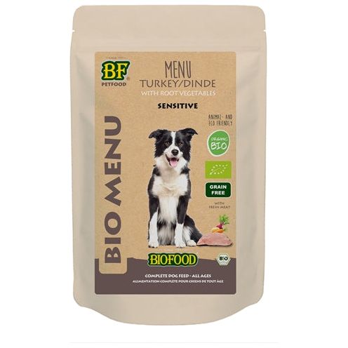 Biofood organic hond kalkoen menu pouch