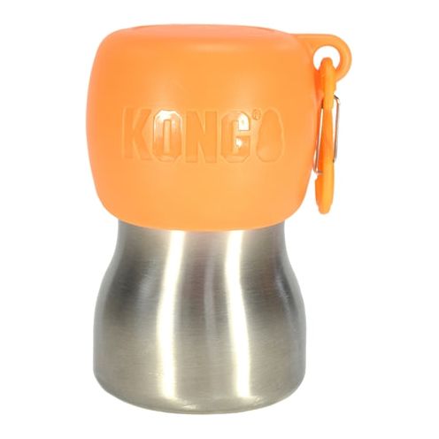 Kong h2o drinkfles roestvrij staal oranje