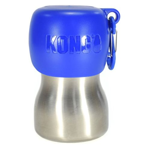 Kong h2o drinkfles roestvrij staal blauw