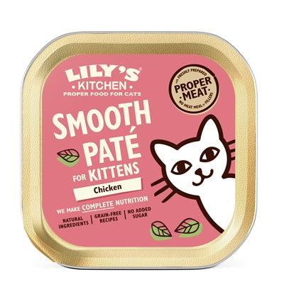 Lily's keuken kat kitten gladde paté kip