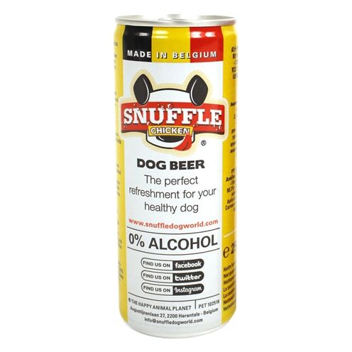 Snuffelhondenbier kipsmaak in blik