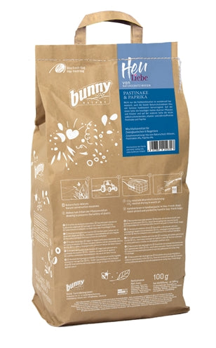Bunny nature mijn favoriete hooi met pastinaak en paprika