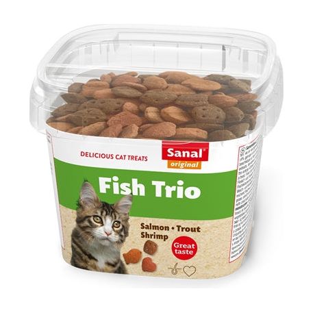 Sanal cat fish trio snacks cup