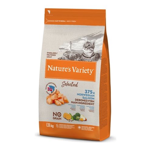 Gesteriliseerde Noorse zalm, geselecteerd door Natures Variety