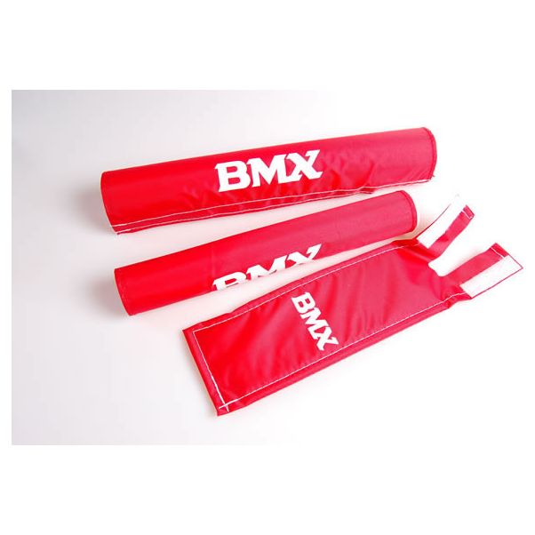 Pad set bmx protecteur rouge
