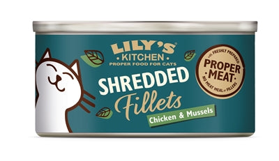 Lily's kitchen chicken mussel shredded fillets