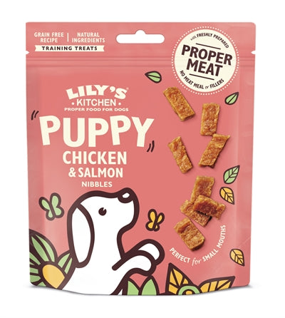Lily's Kitchen kip zalm hapjes voor puppy's