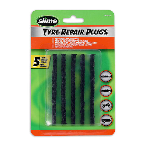 Cordons de réparation de réparation de pneus Slime