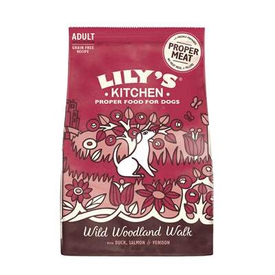 Lily's keuken wilde boswandeling eend zalm hertenvlees