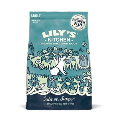 Lily's keuken zalm avondmaal zalm zoete aardappel erwten dille