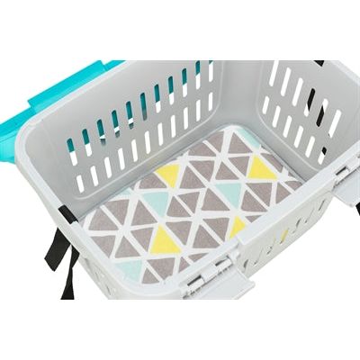 Trixie ligmat zonnig rechthoekig pluche assorti grijs