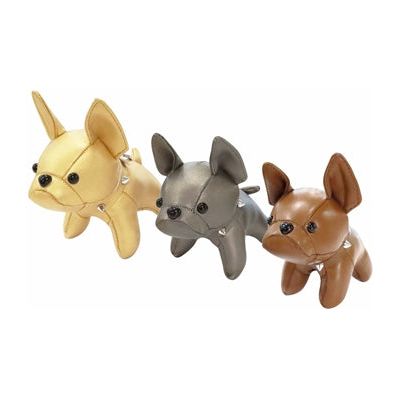 Croci sleutelhanger big bully bruin leer