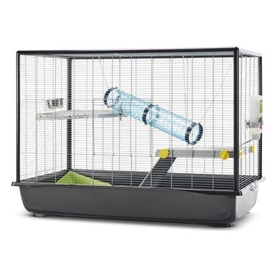 Savic knaagdierkooi zeno 4 knock down grijs