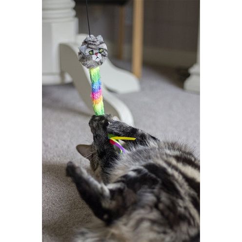 Palissander humeurig moggy regenboog kattenhengel