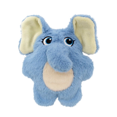 Kong geeft de olifant een knuffel aan de kinderen