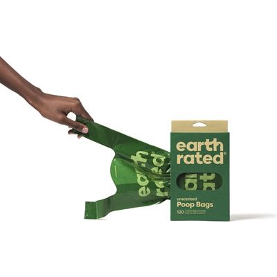 Earth rated poepzakjes met handvaten geurloos gerecycled
