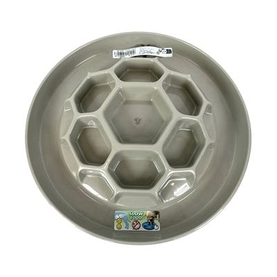 Happy pet gek op huisdieren voerbak honingraat slow feeder mokka
