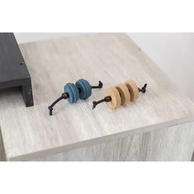 Trixie kattenspeelgoed halster aan touw citystyle vilthout