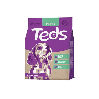 Teds insect based puppy growing all breeds