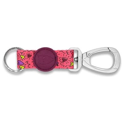 Morso key cord sleutelhanger gerecycled pink think roze