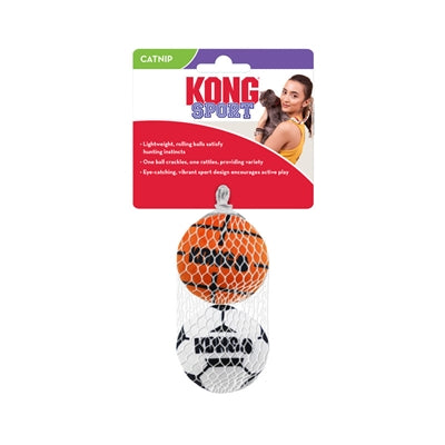 Kong kattensportballen met kattenkruid assortiment