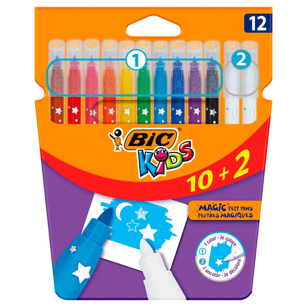 BIC Kids Kleuren Uitwissen, 10 + 2 gratis
