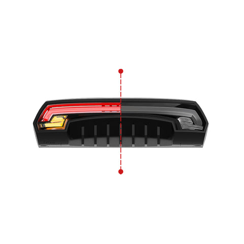 Feu arrière laser avec télécommande USB X5