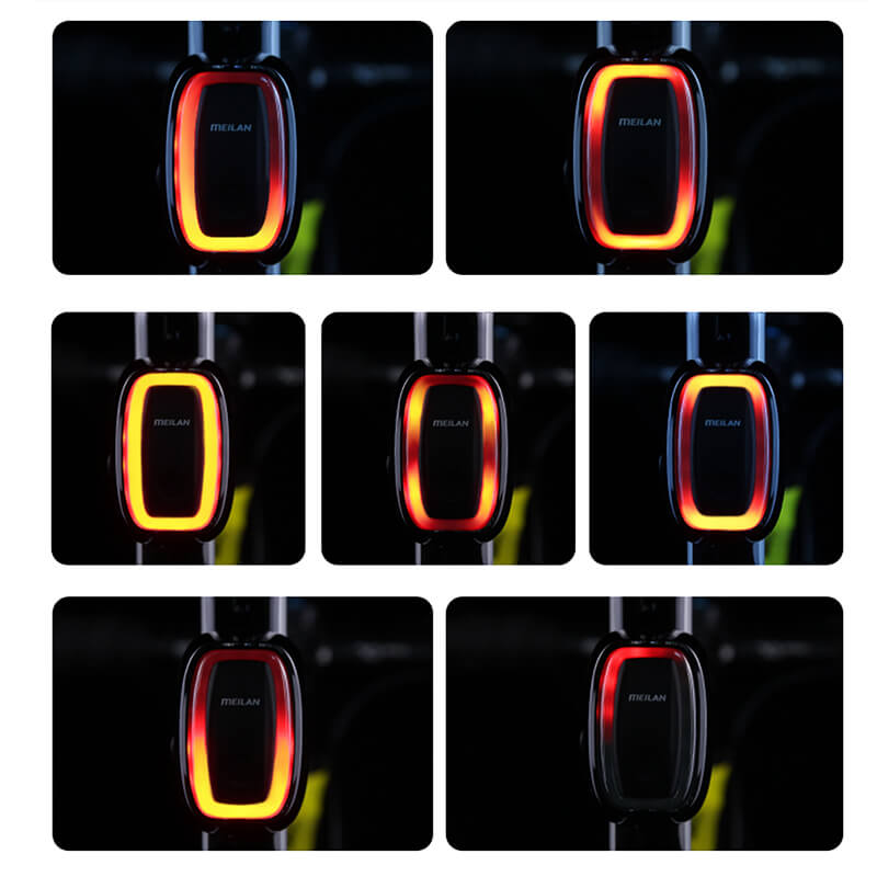 Achterlicht met remlicht USB 25 Lux X6