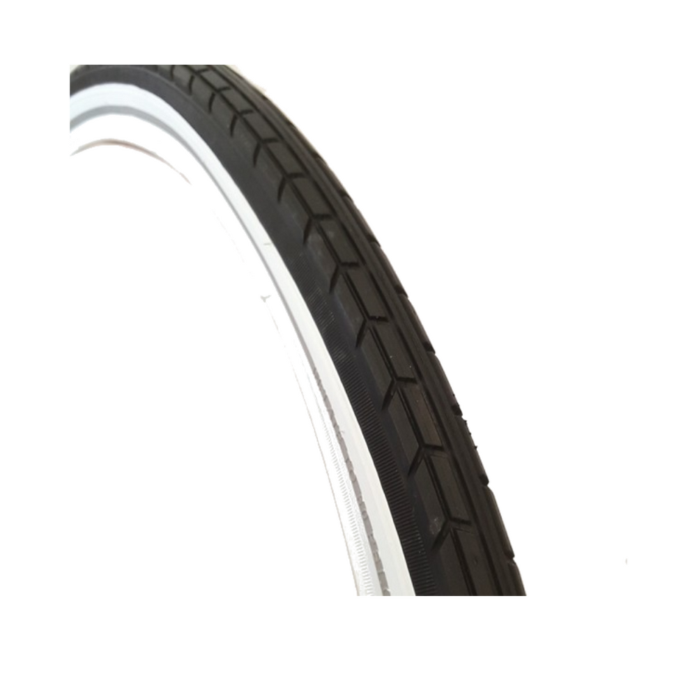 CST Classic Tradition (1mm anti-lek) zwart wit met reflectie. 28x1,75, ETRTO 47-622